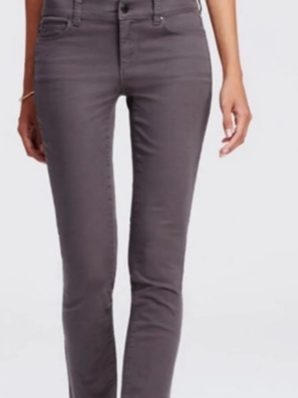 Ann Taylor Factory Charcoal Skinny Jeans